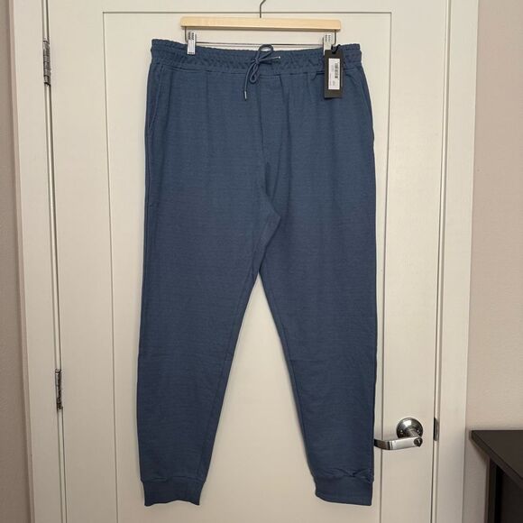 Slate & Stone Sweatpants Joggers Mens XL Blue Pull On Athleisure Lounge Workout - Picture 1 of 14